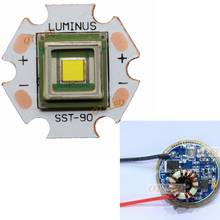 1PCS Luminus SBT-90 30W LED Emitter 2500LM White 6500K Module PCB 20mm Copper +SBT-90 LED Driver Board 2024 - buy cheap