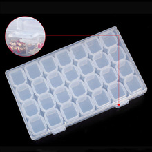 Diamond Painting Accessories Box DIY Diamant Embroidery Mosaic Tools Bead Transparent Plastic Drill Storage Box Avoid Miss Drill 2024 - buy cheap