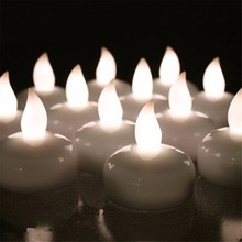 Paquete de 12 velas sin llama para decoración de boda, color blanco cálido, no parpadeante, a prueba de agua, para decoración de bodas 2024 - compra barato