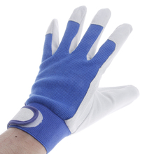 Guantes de cuero porcino resistentes al uso, para conducir, trabajo, reparación, guantes de seguridad, 1 par 2024 - compra barato