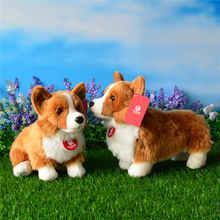 Brinquedos de pelúcia de bordado pembroke, 23cm, versão galês, lindo, filhote de cachorro, brinquedo de pelúcia para crianças, frete grátis 2024 - compre barato