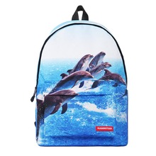 Прочный тканевый рюкзак для девочек-подростков, милый школьный портфель с принтом животных для учебников 2024 - купить недорого