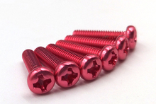 M4 Aluminum Alloy color Phillips Screws Round Head Bolts Cross Slot Screw Bolt wine Red 2024 - buy cheap