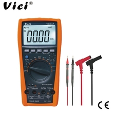 VICI-multímetro Digital LCD de rango automático VC97A 3 3/4, voltímetro DMM AC DC 1000V, amperímetro, resistencia de capacitancia, medidor de corriente de diodo 2024 - compra barato
