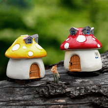 Decoração doméstica de miniaturas casa fadas jardim cogumelo miniatura decoração micro paisagismo decoração acessórios diy 2024 - compre barato