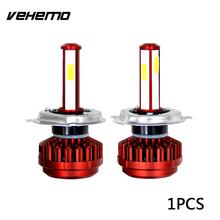 Vehemo H4/HB2/9003 6000 К светодиодный фонарь автомобильной спереди светильник светодиодный фар высокого Мощность супер яркий стайлинга автомобилей DC12V 2024 - купить недорого