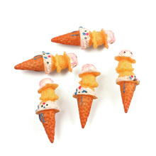 LF 10Pcs Resin Ice Cream Decoration Craft Flatback Cabochon Embellishments For Scrapbooking Cute Diy Accessories 2024 - buy cheap