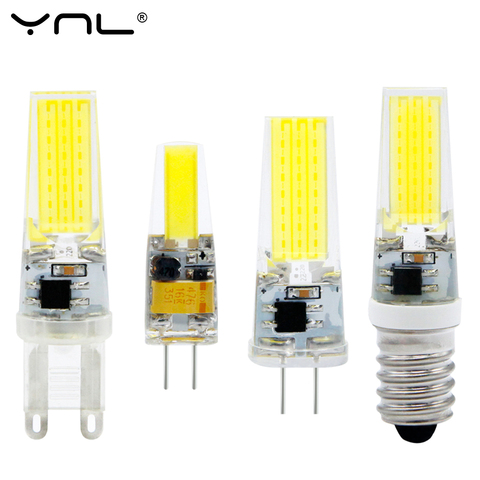 Lampada LED Lamp AC DC 12V 220V 3W 6W 9W E14 G9 G4 Lamparas LED Bulb COB COB Light Replace Halogen Chandelier G4 G9 Lamp Bulbs 2022 - buy cheap