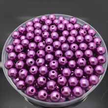Perlas de imitación púrpuras de 4mm-10mm, collar, pulsera, pendientes, accesorios 2024 - compra barato