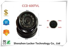 4Pin Aviation Plug Black Metal Mini Dome Camera 600TVL DC12V CCDNightVision For Bus CCTV Security Vehicle Survillance 2024 - buy cheap