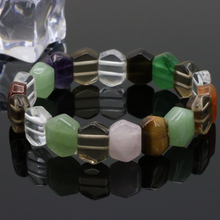 WUBIANLU Crystal Onyx Tourmaline Chalcedony Colourful Bracelet Multi Shape Optional Element Collocation Fashion Jewelry 2024 - buy cheap