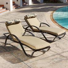 All Weather hot sell garden furniture outdoor rattan sun loungers 2024 - buy cheap