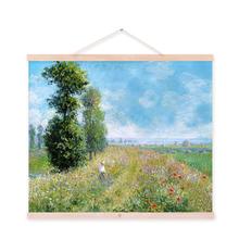 Claude Monet Green Impressionist Cottage Flowers Landscape Poster Prints Original Rural Canvas Oil Paintings Home Wall Art Gifts 2024 - buy cheap