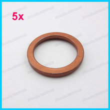 Silenciador de tubo de escape de 30mm, Junta ID para Scooter, ciclomotor, Pit Dirt Bikes, Atv, Quad, Motocross, SDG, 5 unids/paquete 2024 - compra barato