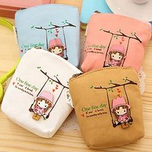 New Wallet Change Pouch Key Holder Small Money Bags Cute Mini Women Canvas Swing Coin Bag Girl Female Purse for Coins Changes 2024 - buy cheap