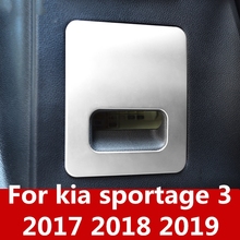 Caja de fusibles de accionamiento principal, lentejuelas, panel de acero inoxidable modificado, pegatinas decorativas para kia sportage 3, 2017, 2018, 2019 2024 - compra barato