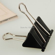 Free shipping (24pcs/pack)32mm black paper clip metal binder clip office stationery clamp school supply 2024 - buy cheap