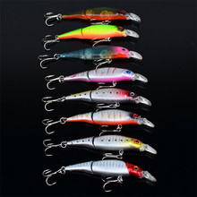 8pcs Lot Two Sections Minnow Fishing Bait 9cm/7.5g Crankbaits Hard Wobblers Lures Fishing Tackle 2024 - buy cheap