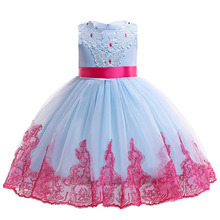 Детские платья для девочек, платье принцессы, Детский костюм для девочек, лето 2019, вечерние платья для маленьких девочек 2024 - купить недорого