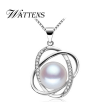 WATTENS Pearl Jewelry,100% Genuine  Pearl Pendant,Natural Freshwater Pearl Necklace jewelry for women 2024 - buy cheap