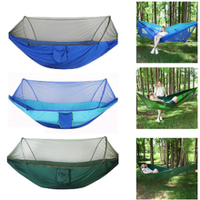 Outdoor Travel Camping Mosquito Net Parachute Hammock Hanging Sleeping Bed Portable High Strength Sleeping Swing 290x140cm 2024 - buy cheap
