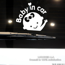 Car Stickers Baby In Car On Board Lovely Girl Creative Decals Auto Tuning Styling Vinyls 16x14cm D10 2024 - buy cheap