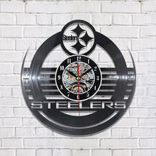 New CD Vinyl Record Wall Clock Modern Steeler Wall Watch Home Decor Classic Clock Relogio Parede 2024 - buy cheap