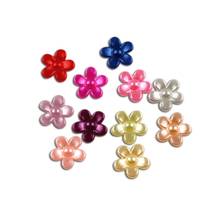 LF Mixed 12mm Flower Craft ABS Resin Half Pearls Flatback Cabochon Beads For Cloth Needlework DIY Scrapbooking Decoration 200Pcs 2024 - buy cheap