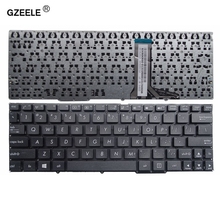 Gzeele-novo teclado para laptop, teclado americano, para asus t100, t100a, t100ta, t100h, inglês, sem moldura, preto 2024 - compre barato
