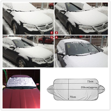 Новинка 2018 года, автомобильный пылезащитный козырек от снега и льда для VW Volkswagen Golf 7 5 6 Passat B5 B6 B7 Polo CC Tiguan Jetta 2024 - купить недорого