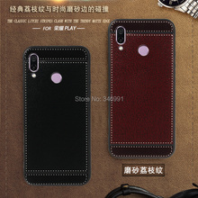 Чехол Smile для Huawei honor Play 4 Гб 64 Гб Funda 6,3 дюйма мягкий черный силиконовый чехол для Huawei honor Play 4 ГБ 64 ГБ кожаный чехол 2024 - купить недорого