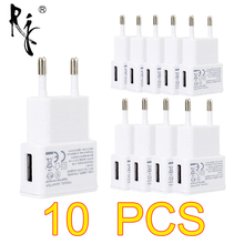 10PCS/lot 5V 2A Wall Travel USB Charger Adapter For Samsung galaxy S5 S4 S6 note 3 2 EU Plug Charger For iphone 7 6 5 4 2024 - buy cheap