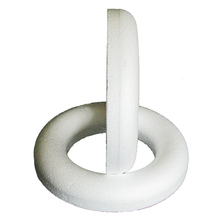 Craftmill Half Rounded Polystyrene Rings / Wreaths 25cm (2500mm) - Box of (5) 2024 - buy cheap