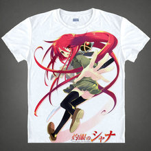 Burning-Eyed Shana T-Shirt Crimson Realm Shirt colorful T shirts Anime shirt Print Womens T-Shirts Cosplay Anime cute t-shirt a 2024 - buy cheap