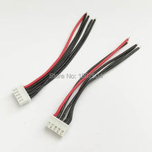 5x 4S LiPo batería Balance cargador Cable IMAX B6 macho cable de alambre de 100mm 22AWG cargador de Cable macho 2024 - compra barato