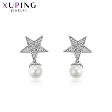Xuping Elegant Star Shaped Earrings Eardrops Charm Style New Design for Women Jewelry Christmas Gift 95391 2024 - buy cheap