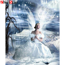 5D DIY Diamond Mosaic Embroidery Fairy angel diamond painting figure rhinestone cross stitch home decoration gift XY1 2024 - buy cheap