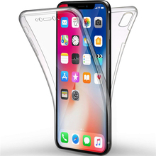 2Pcs Front Back Soft Silicon Case For iPhone X XS MAX XR 6 6S 7 8 Plus Full Protection Cover On iPhone 5 5S SE I5 I6 I7 I8 Funda 2024 - buy cheap