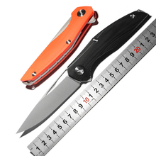 DICORIA Flipper F111 D2 blade Steel titanium+G10 handle folding knife outdoor camping hunting pocket fruit knives EDC tools 2024 - buy cheap