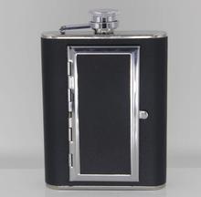 50PCS Hip Flask com Embutido Cigarreira de Aço Inoxidável pote de vinho Álcool Flagon Grátis por DHL TNT UPS 2024 - compre barato