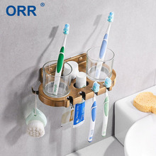 Bathroom toothbrush holder multifunction toothpaste tumbler Accesorios de bano ORR 2024 - buy cheap