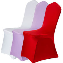 50pcs Modern wedding banquet thickening chair cover spandex elastic elastic chair cover hotel kitchen dining chair cover outdoor 2024 - buy cheap