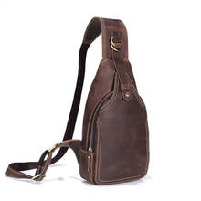 Коричневые винтажные женские сумки-мессенджеры из натуральной кожи Nesitu # M8113 2024 - купить недорого