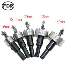PDR hand tools set 5PCS Carbide Tip HSS Drill Bit Hole Saw Set Stainless Steel Metal Alloy 16/18.5/20/25/30mm 2024 - buy cheap