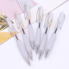 1PC New Transparent Color Ballpoint Pen 0.7mm Black Red Ink Plastic Ballpoint Pen School Office Supply Gift Stationery 2024 - buy cheap