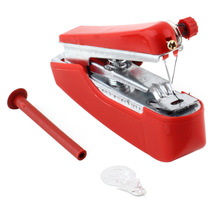 Mini máquina de coser portátil de mano, práctica máquina de coser de viaje con bolsillo para tela y ropa, producto doméstico de conveniencia 2024 - compra barato