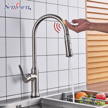 Senlesen Sensor Kitchen Faucet Pull Out Sensitive Kitchen Sink Tap Single Handle  Hot and Cold Water Vanity Sink Mixer Tap 2024 - buy cheap