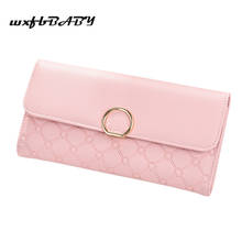 New Card Holder Wallet Female Day Clutches Casual Quality PU Leather Hasp Luxury Women's Portfolio Money Cash Bags Ladies Purse 2024 - buy cheap