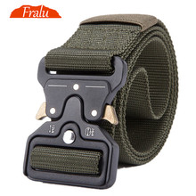 FRALU  Hot Mens Tactical Belt Military Nylon Belt Outdoor multifunctional Training Belt High Quality Strap ceintures width 3.8 2024 - buy cheap