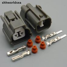 Shhworldsea-sensor de manivela para honda civic, conector macho e fêmea, com 2 pinos, 100mm, 5/30/2.0, para buick 2024 - compre barato